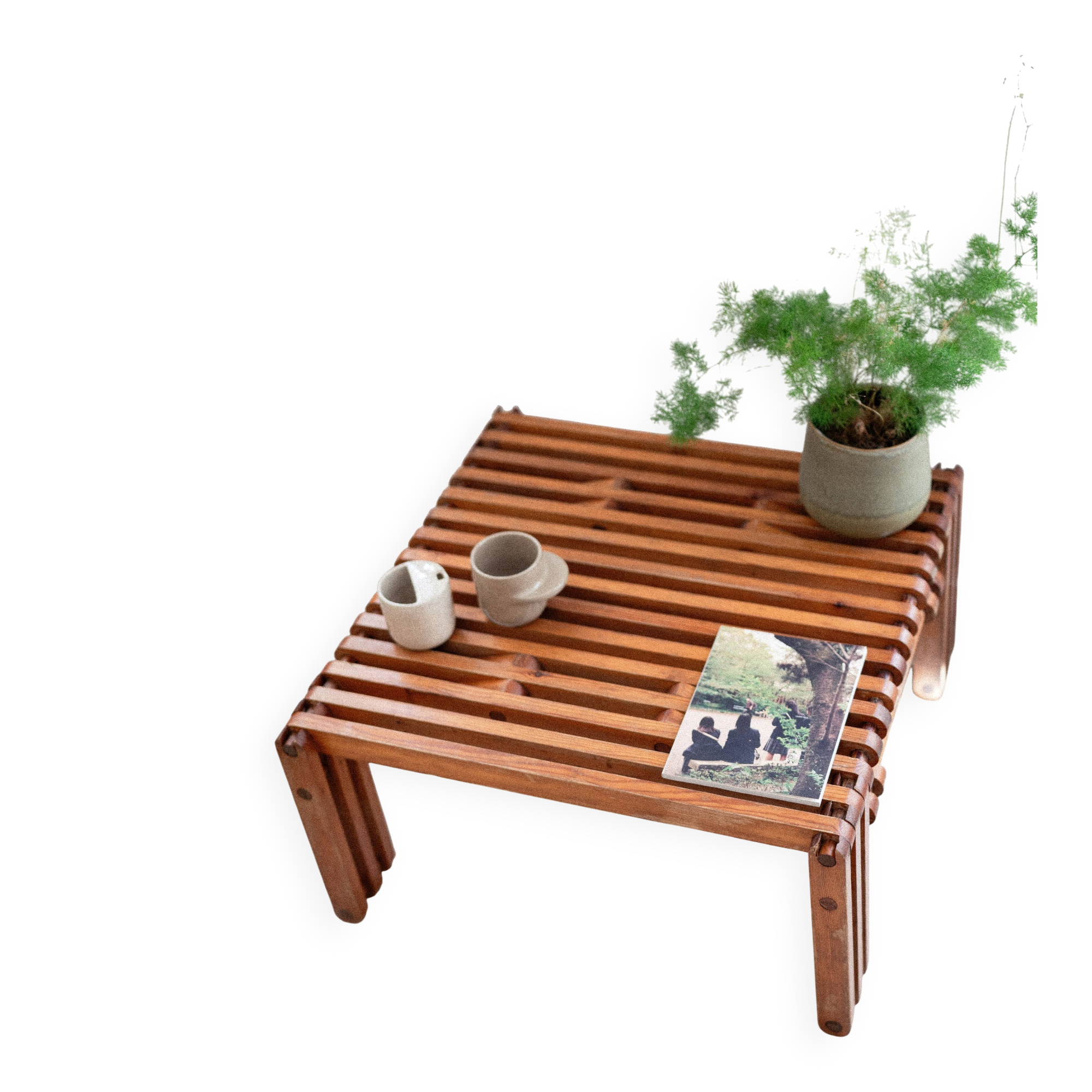Jean Michel Chaudeurge, table basse pour Bruynzell