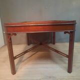 Rectangular mahogany coffee table
