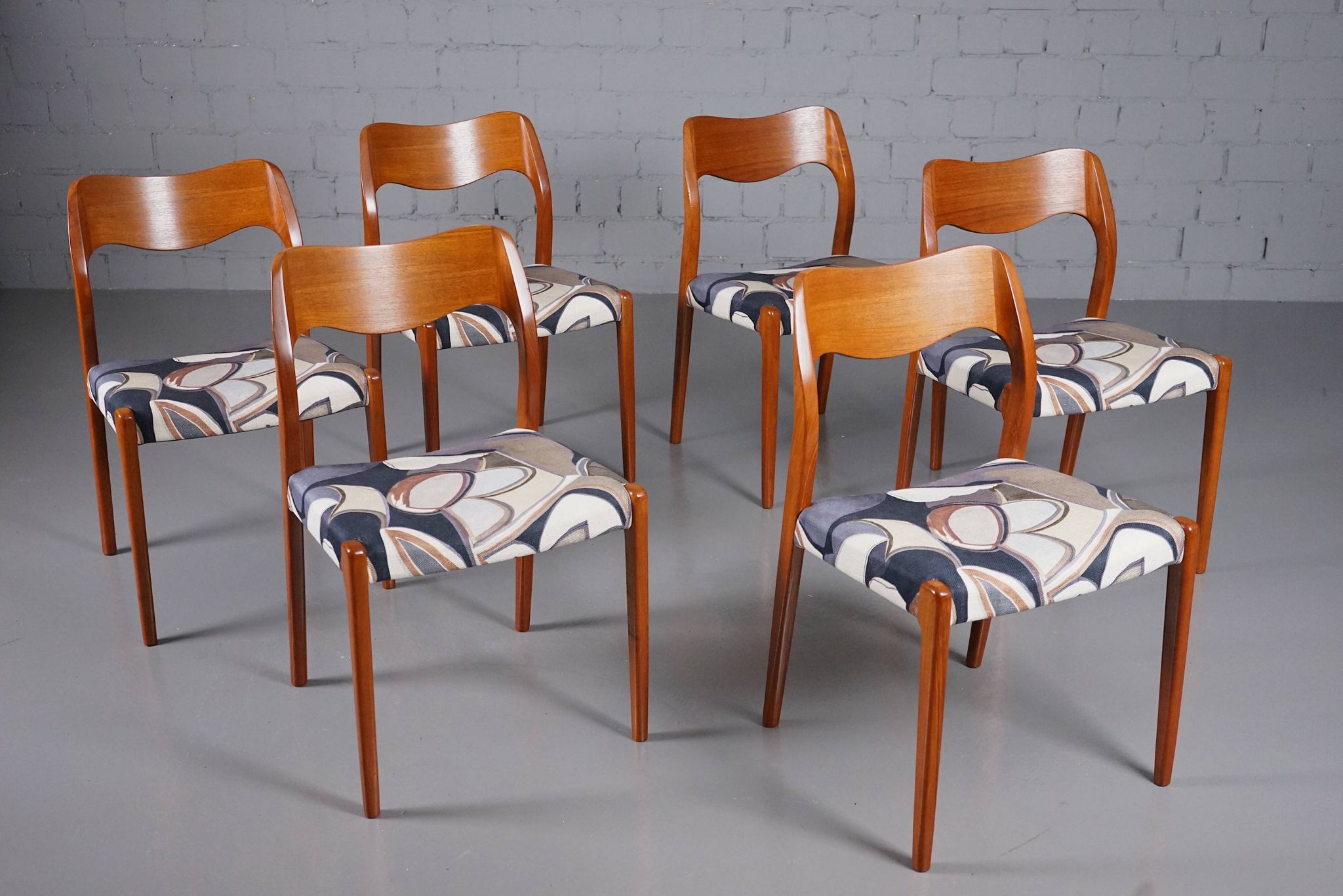 Teak chair model 71 by Niels Otto Möller for JL Möllers