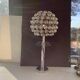 Lampe Vintage Cinétique Abat Jour Kare Plexi  Chrome Space age