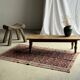 Four-legged stool in antique teak from Indonesia H 50 L 52