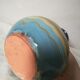 Vase boule en terre mêlée