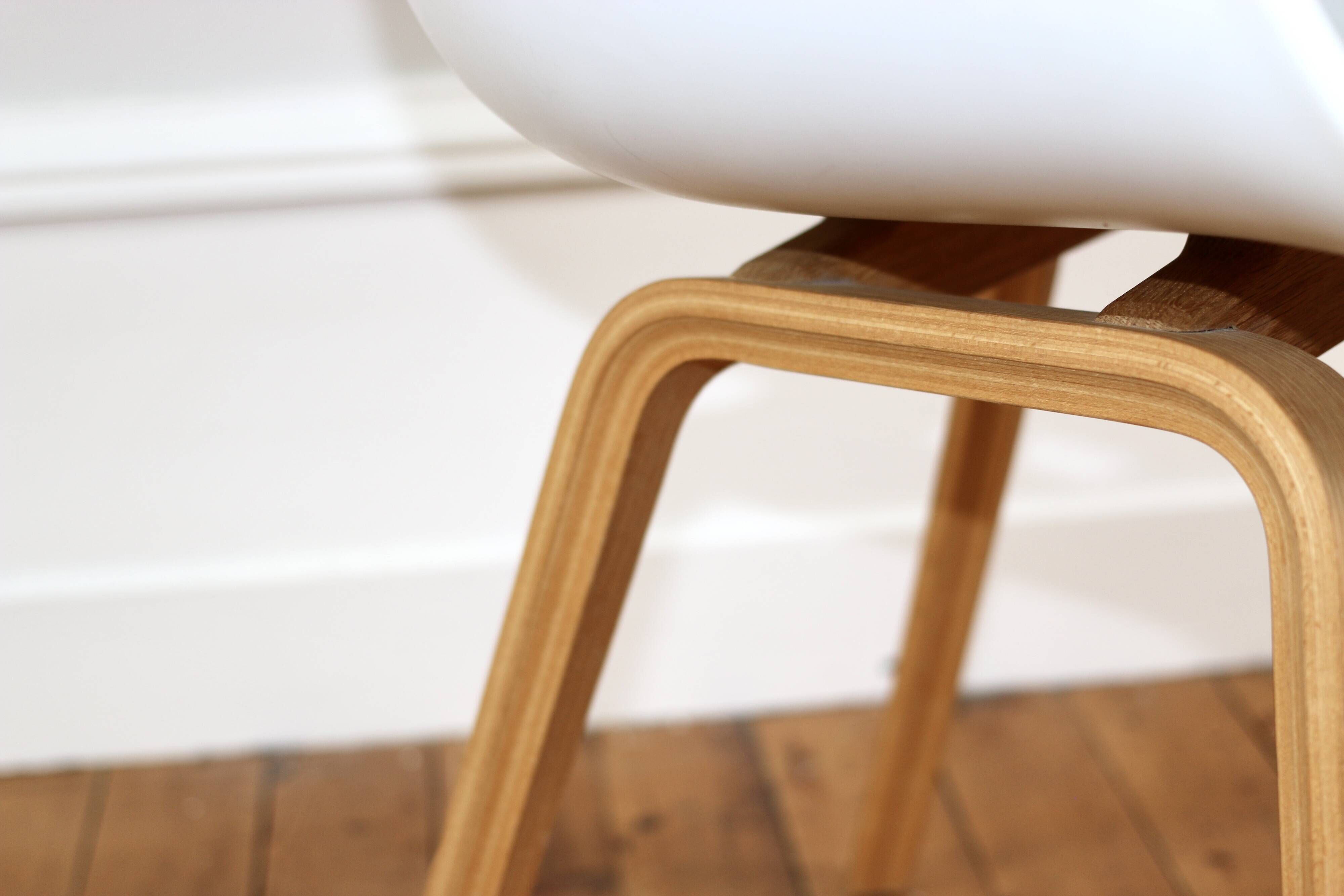 4 fauteuil scandinave Hay "about a chair" blanc