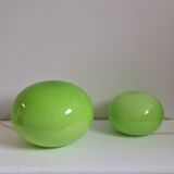 Set of large vintage table lamps by Ilu De Vetro