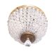 Miniature Chrystal Glass Pendant lamp 1950s France