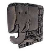Small decorative metal elephant