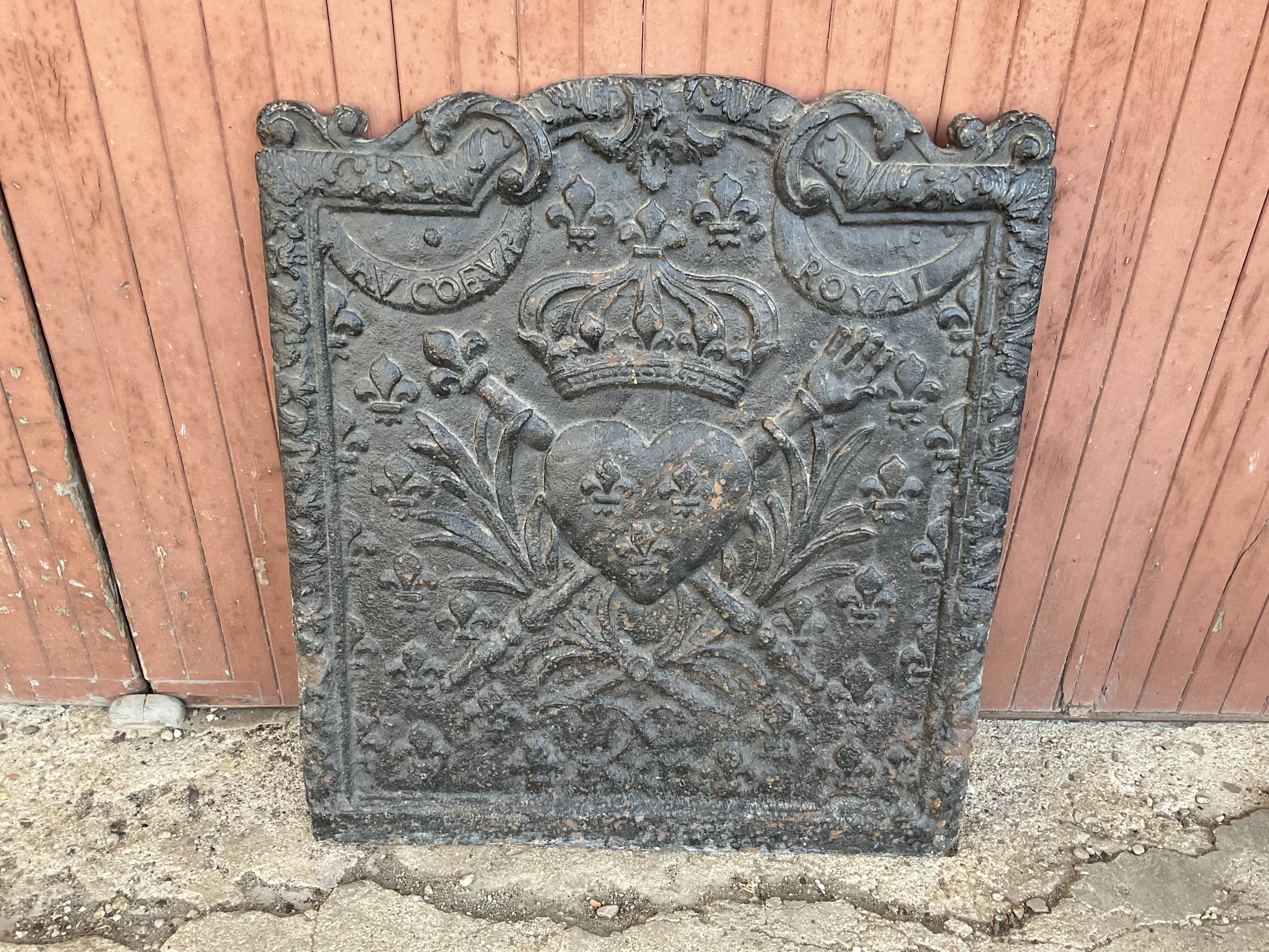 Chimney plate