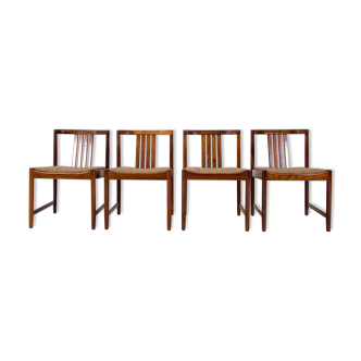 Four rosewood chairs ca1960