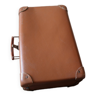 Brown vintage suitcase