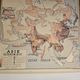 Old school map of geography of Australia and Asia double-sided