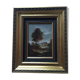 Oil on panel: landscape