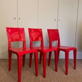 Set of 3 “Mr. Bugatti” chairs by Francois Azambourg for Cappellini