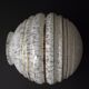 Large French Vintage White and Gold Clichy Glass Replacement Light Shade