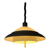 Mid-century brown and beige Dijkstra Space Age suspension
