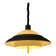 Mid-century brown and beige Dijkstra Space Age suspension