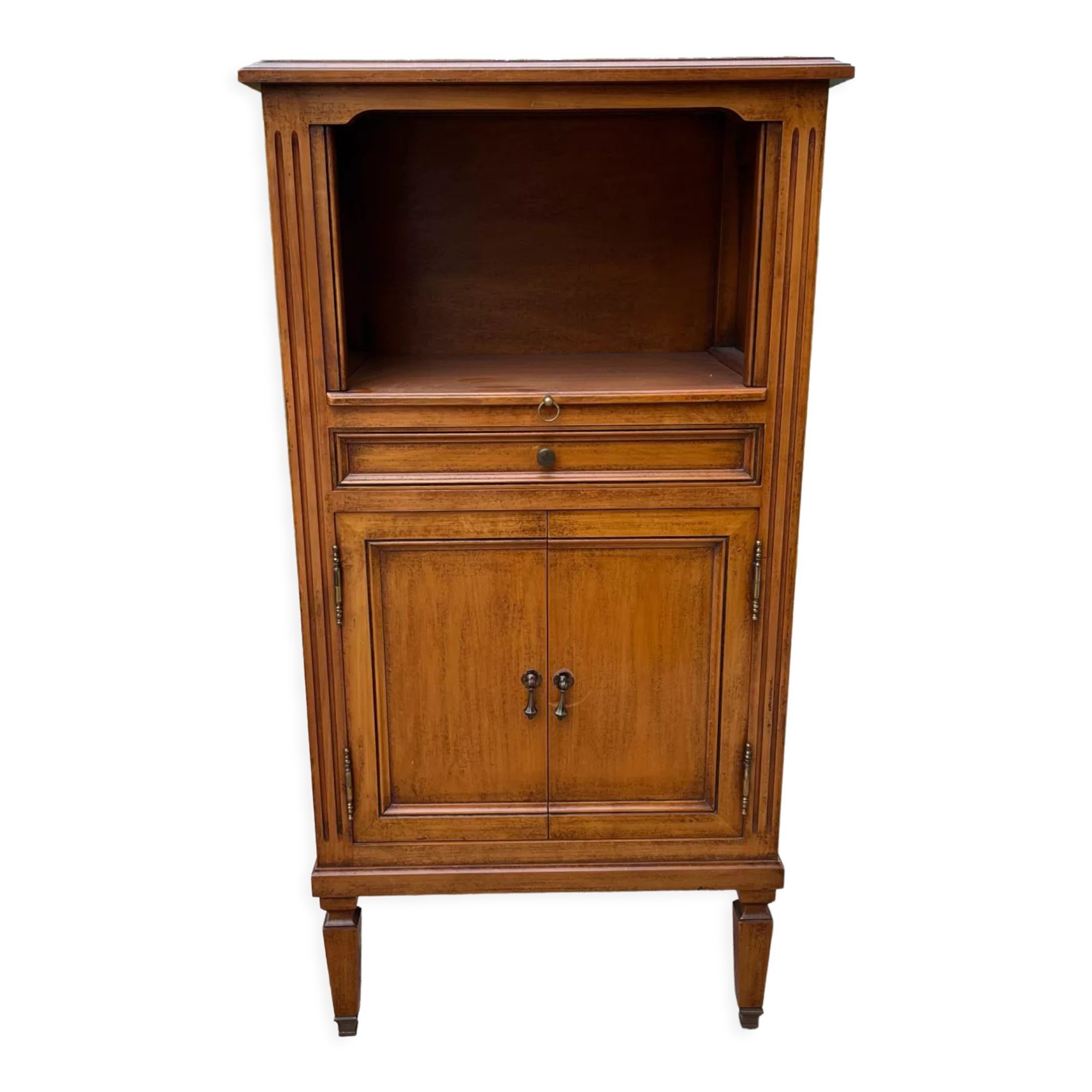 Small antique storage unit