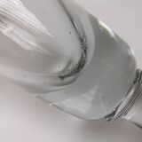 2 old bistro absinthe glasses blown glass on feet 16 cm collection