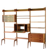 Wall Unit by John Texmon, 3 Modules, Norway, 1960s