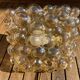 Smoked glass bubble wall light by Helena Tynell circa 1970