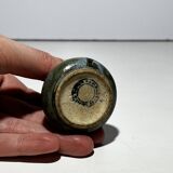 Suite de 7 vases miniatures en grès,Denbac & Charles Greber France début XX