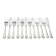 12x2 fish cutlery Christofle America silver-plated, design by Luc Lanel