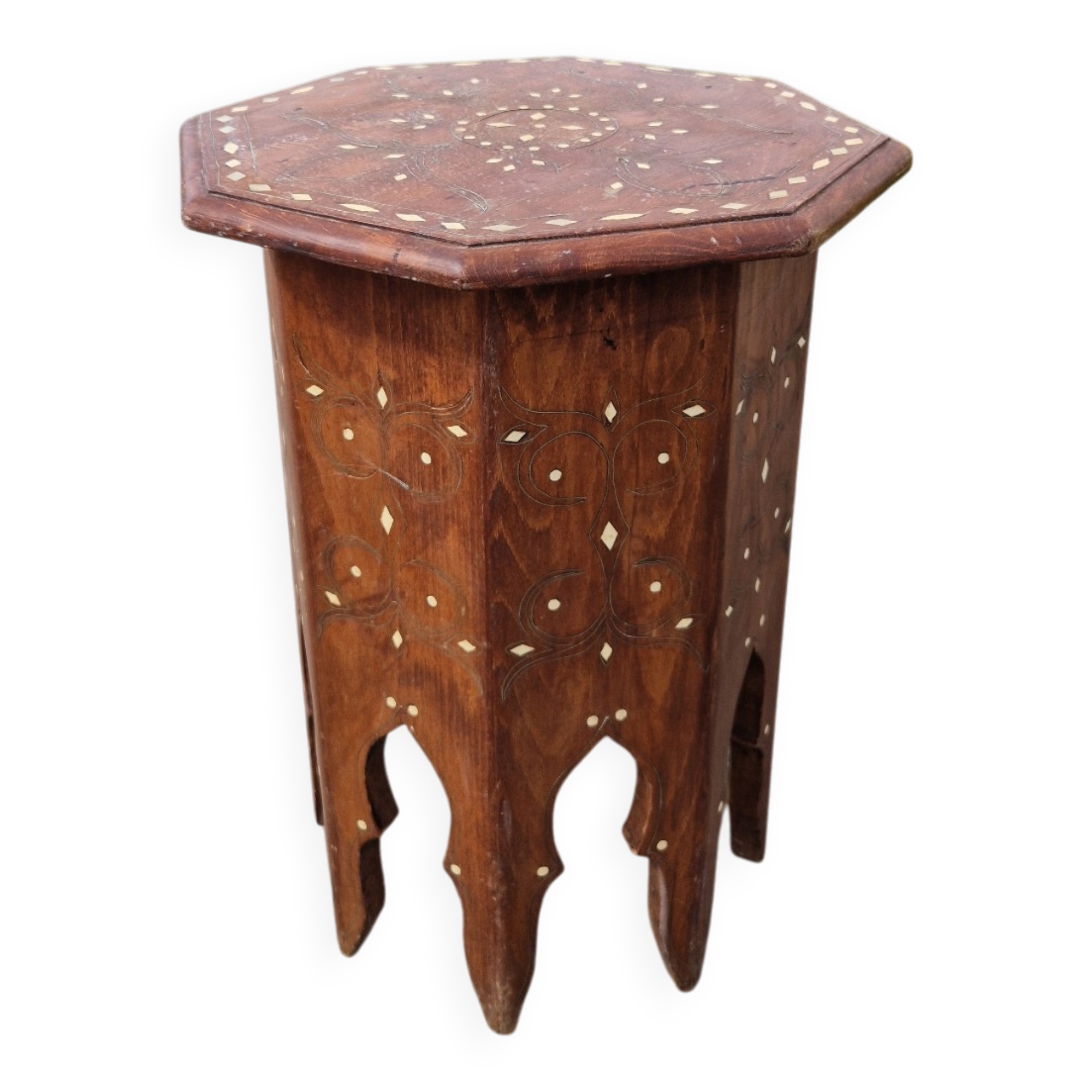 Antique Oriental Gueridon Tea Table