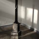 Pilier ou colonne en marbre noir