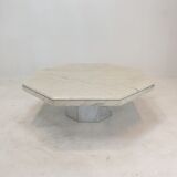 Italian Marble Octagon Coffee Table, 1980's