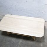 Vintage travertine coffee table