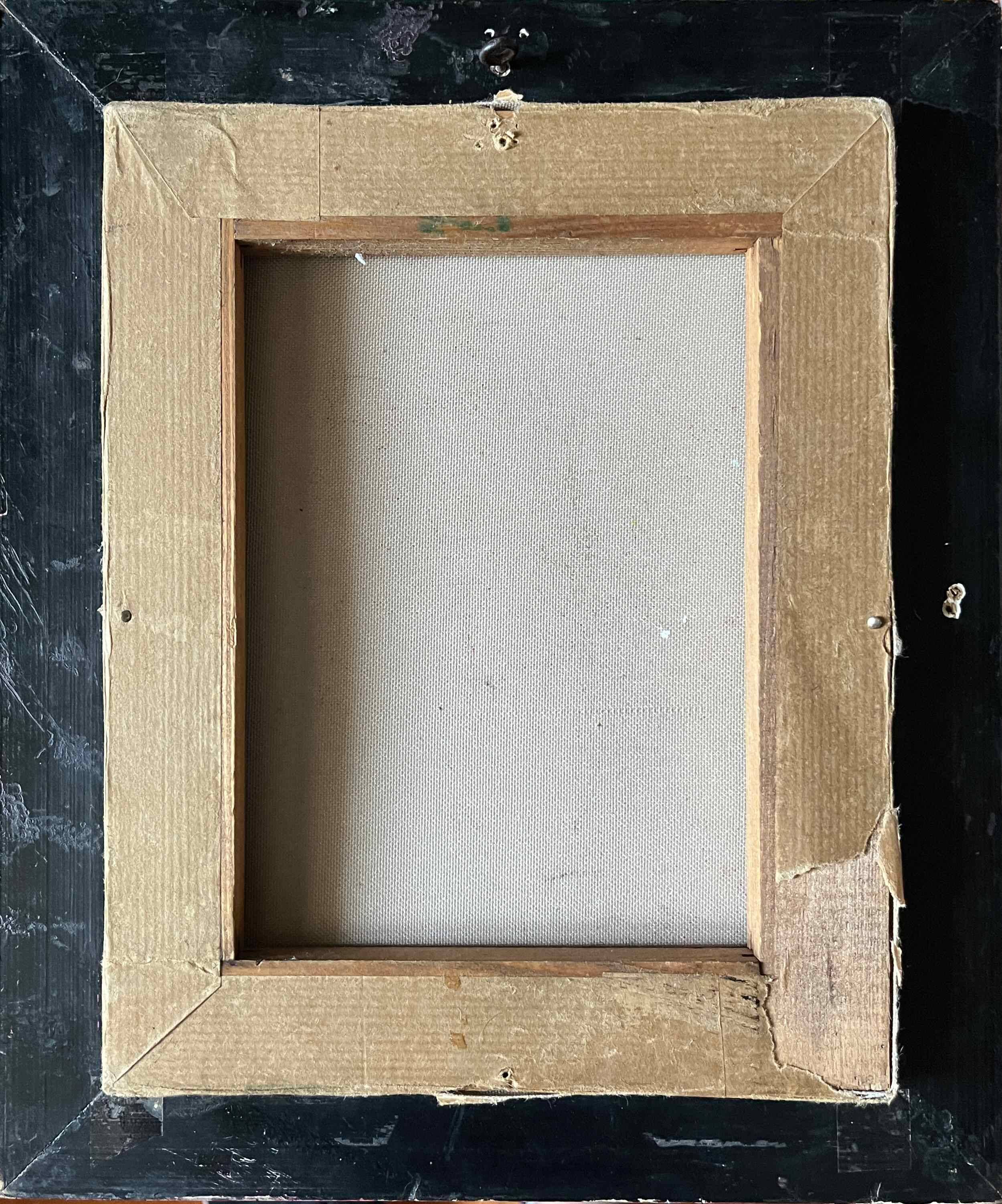 HST painting "Bouquet of wild flowers" signed + frame