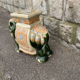 Large earthenware / ceramic elephant