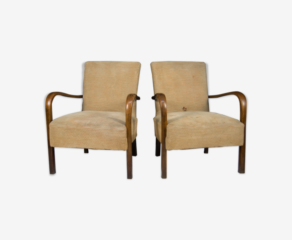Fauteuils art déco de Fischel années 1930