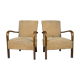 Art Deco Armchairs by Fischel, 1930s, Set of Two