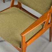 Danish Ella chairs in teak attributed to Arne Vodder for Vamo Sønderborg, 1960s, set of 6