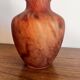 Vase en verre ambré