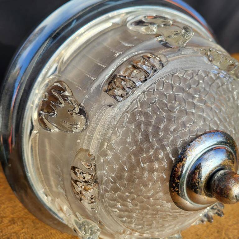 Lustre verre EZAN Art Déco 1930 - Jean Gauthier