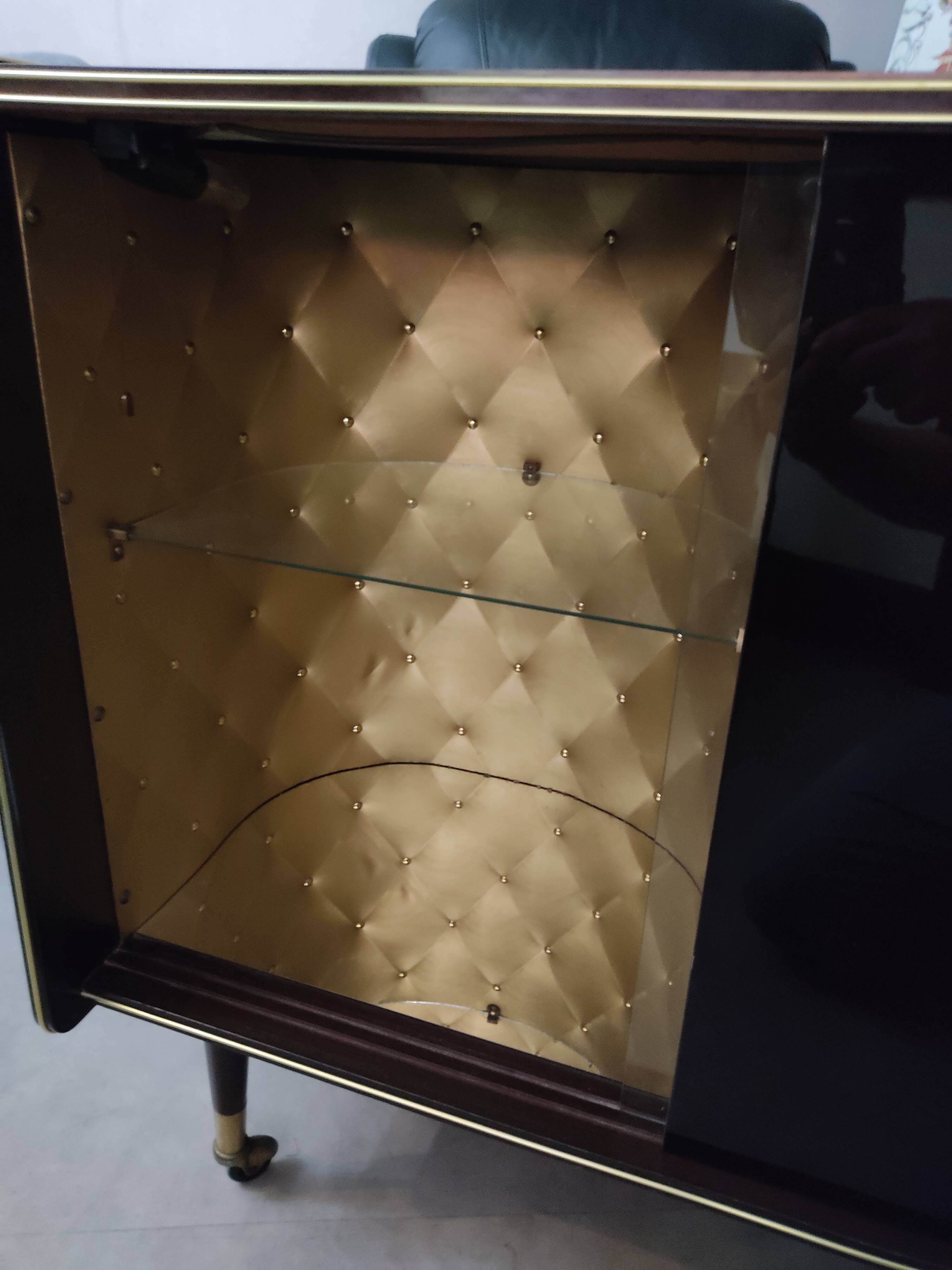 Vintage bar furniture 1950 on wheels