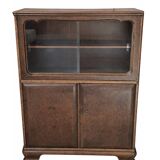 Vetrina Vintage Anni '40/'50 in Radica – Design Italiano Mid-Century