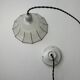 Lot 3 anciennes suspensions verre art-deco