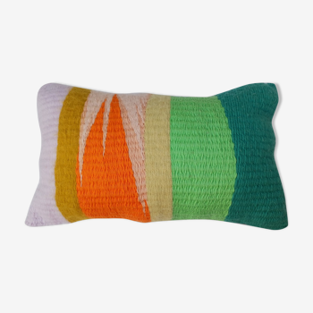 Wool weaving cushion