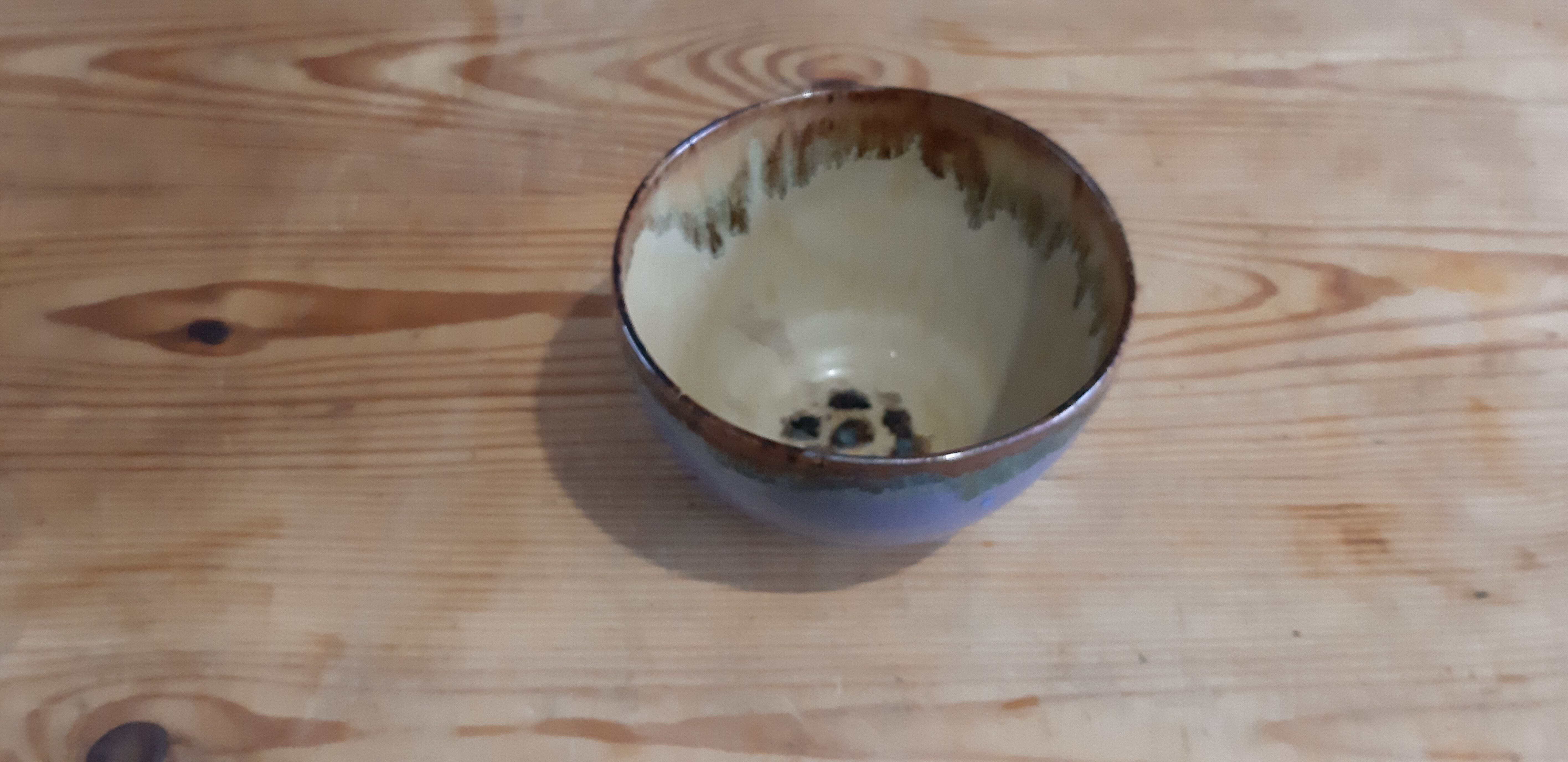 Bowl in glazed sandstone Arc Terres Bergerac