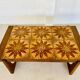 VINTAGE DANISH MID CENTURY TEAK  & CERAMIC COFFEE TABLE  1960s