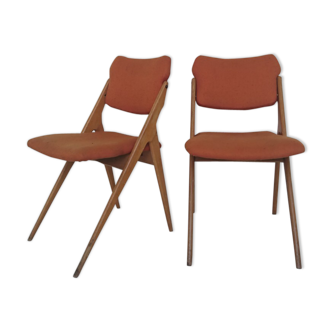 Duo de chaises design Gerard Guermonprez