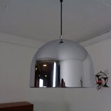 Large chrome-plated ceiling lamp from Staff, 1960s
