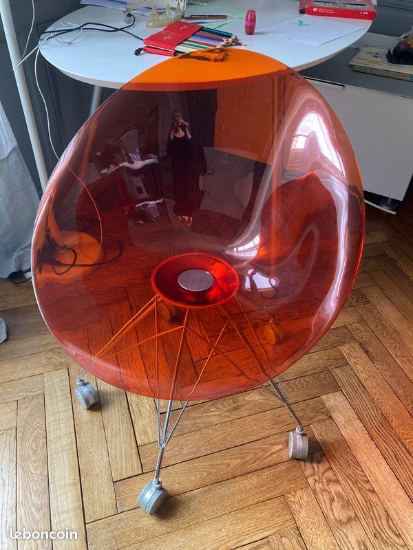 Eros Orange chair by designer Philippe Starck for Kartell