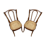 2 chairs bistro Thonet Nr 56 curved wood