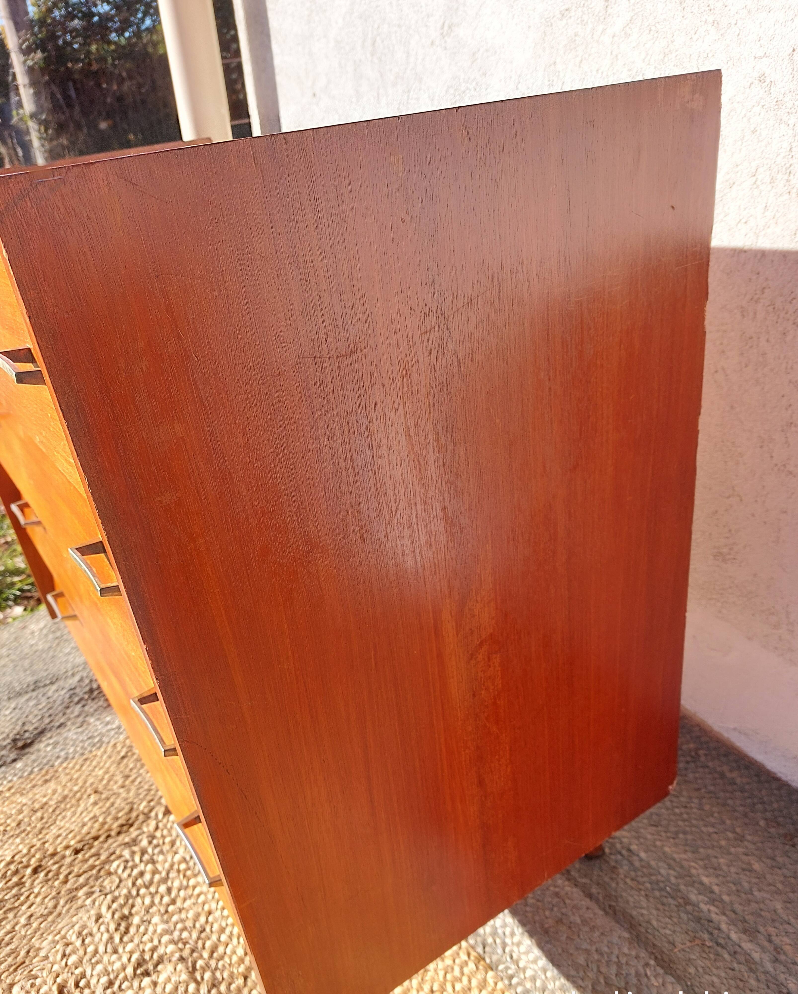 Vintage chest of drawers with tapered legs