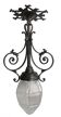 Art deco chandelier suspension
