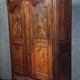 Large antique walnut wardrobe – Louis XV period – 2 doors – 18th century