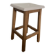 Tabouret vintage en chêne 260351